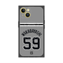 プレミアムスクエアケース with MagSafe［ 読売ジャイアンツ - #59 WAKABAYASHI - ビジター ］