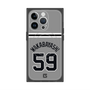 プレミアムスクエアケース with MagSafe［ 読売ジャイアンツ - #59 WAKABAYASHI - ビジター ］