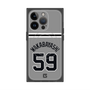 プレミアムスクエアケース with MagSafe［ 読売ジャイアンツ - #59 WAKABAYASHI - ビジター ］