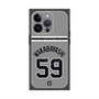 プレミアムスクエアケース with MagSafe［ 読売ジャイアンツ - #59 WAKABAYASHI - ビジター ］