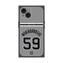 プレミアムスクエアケース with MagSafe［ 読売ジャイアンツ - #59 WAKABAYASHI - ビジター ］