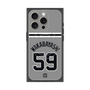 プレミアムスクエアケース with MagSafe［ 読売ジャイアンツ - #59 WAKABAYASHI - ビジター ］