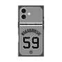 プレミアムスクエアケース with MagSafe［ 読売ジャイアンツ - #59 WAKABAYASHI - ビジター ］