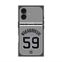 プレミアムスクエアケース with MagSafe［ 読売ジャイアンツ - #59 WAKABAYASHI - ビジター ］