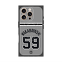 プレミアムスクエアケース with MagSafe［ 読売ジャイアンツ - #59 WAKABAYASHI - ビジター ］