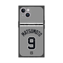 プレミアムスクエアケース with MagSafe［ 読売ジャイアンツ - #9 MATSUMOTO - ビジター ］