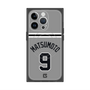 プレミアムスクエアケース with MagSafe［ 読売ジャイアンツ - #9 MATSUMOTO - ビジター ］
