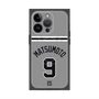 プレミアムスクエアケース with MagSafe［ 読売ジャイアンツ - #9 MATSUMOTO - ビジター ］