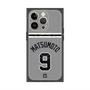 プレミアムスクエアケース with MagSafe［ 読売ジャイアンツ - #9 MATSUMOTO - ビジター ］