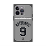 プレミアムスクエアケース with MagSafe［ 読売ジャイアンツ - #9 MATSUMOTO - ビジター ］