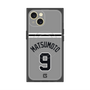 プレミアムスクエアケース with MagSafe［ 読売ジャイアンツ - #9 MATSUMOTO - ビジター ］