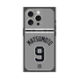 プレミアムスクエアケース with MagSafe［ 読売ジャイアンツ - #9 MATSUMOTO - ビジター ］