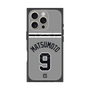 プレミアムスクエアケース with MagSafe［ 読売ジャイアンツ - #9 MATSUMOTO - ビジター ］