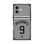プレミアムスクエアケース with MagSafe［ 読売ジャイアンツ - #9 MATSUMOTO - ビジター ］