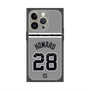 プレミアムスクエアケース with MagSafe［ 読売ジャイアンツ - #28 HOWARD - ビジター ］
