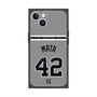プレミアムスクエアケース with MagSafe［ 読売ジャイアンツ - #42 MATA - ビジター ］