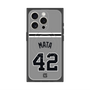 プレミアムスクエアケース with MagSafe［ 読売ジャイアンツ - #42 MATA - ビジター ］