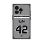 プレミアムスクエアケース with MagSafe［ 読売ジャイアンツ - #42 MATA - ビジター ］