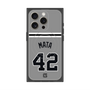 プレミアムスクエアケース with MagSafe［ 読売ジャイアンツ - #42 MATA - ビジター ］