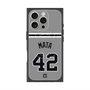 プレミアムスクエアケース with MagSafe［ 読売ジャイアンツ - #42 MATA - ビジター ］