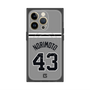 プレミアムスクエアケース with MagSafe［ 読売ジャイアンツ - #43 NORIMOTO - ビジター ］