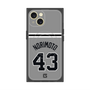 プレミアムスクエアケース with MagSafe［ 読売ジャイアンツ - #43 NORIMOTO - ビジター ］