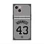 プレミアムスクエアケース with MagSafe［ 読売ジャイアンツ - #43 NORIMOTO - ビジター ］
