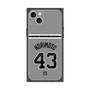 プレミアムスクエアケース with MagSafe［ 読売ジャイアンツ - #43 NORIMOTO - ビジター ］