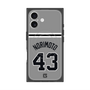 プレミアムスクエアケース with MagSafe［ 読売ジャイアンツ - #43 NORIMOTO - ビジター ］