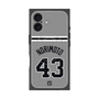 プレミアムスクエアケース with MagSafe［ 読売ジャイアンツ - #43 NORIMOTO - ビジター ］