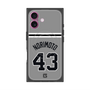 プレミアムスクエアケース with MagSafe［ 読売ジャイアンツ - #43 NORIMOTO - ビジター ］