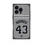プレミアムスクエアケース with MagSafe［ 読売ジャイアンツ - #43 NORIMOTO - ビジター ］