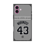 プレミアムスクエアケース with MagSafe［ 読売ジャイアンツ - #43 NORIMOTO - ビジター ］