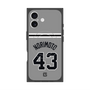プレミアムスクエアケース with MagSafe［ 読売ジャイアンツ - #43 NORIMOTO - ビジター ］