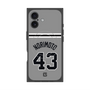プレミアムスクエアケース with MagSafe［ 読売ジャイアンツ - #43 NORIMOTO - ビジター ］