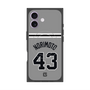 プレミアムスクエアケース with MagSafe［ 読売ジャイアンツ - #43 NORIMOTO - ビジター ］