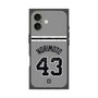プレミアムスクエアケース with MagSafe［ 読売ジャイアンツ - #43 NORIMOTO - ビジター ］