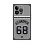プレミアムスクエアケース with MagSafe［ 読売ジャイアンツ - #68 UTSUNOMIYA - ビジター ］