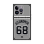 プレミアムスクエアケース with MagSafe［ 読売ジャイアンツ - #68 UTSUNOMIYA - ビジター ］