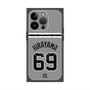 プレミアムスクエアケース with MagSafe［ 読売ジャイアンツ - #69 HIRAYAMA - ビジター ］