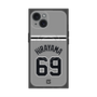 プレミアムスクエアケース with MagSafe［ 読売ジャイアンツ - #69 HIRAYAMA - ビジター ］