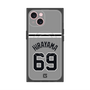 プレミアムスクエアケース with MagSafe［ 読売ジャイアンツ - #69 HIRAYAMA - ビジター ］