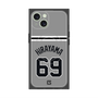 プレミアムスクエアケース with MagSafe［ 読売ジャイアンツ - #69 HIRAYAMA - ビジター ］
