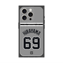 プレミアムスクエアケース with MagSafe［ 読売ジャイアンツ - #69 HIRAYAMA - ビジター ］