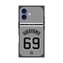 プレミアムスクエアケース with MagSafe［ 読売ジャイアンツ - #69 HIRAYAMA - ビジター ］