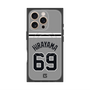 プレミアムスクエアケース with MagSafe［ 読売ジャイアンツ - #69 HIRAYAMA - ビジター ］