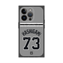 プレミアムスクエアケース with MagSafe［ 読売ジャイアンツ - #73 HASHIGAMI - ビジター ］