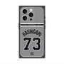 プレミアムスクエアケース with MagSafe［ 読売ジャイアンツ - #73 HASHIGAMI - ビジター ］