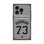 プレミアムスクエアケース with MagSafe［ 読売ジャイアンツ - #73 HASHIGAMI - ビジター ］