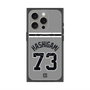 プレミアムスクエアケース with MagSafe［ 読売ジャイアンツ - #73 HASHIGAMI - ビジター ］
